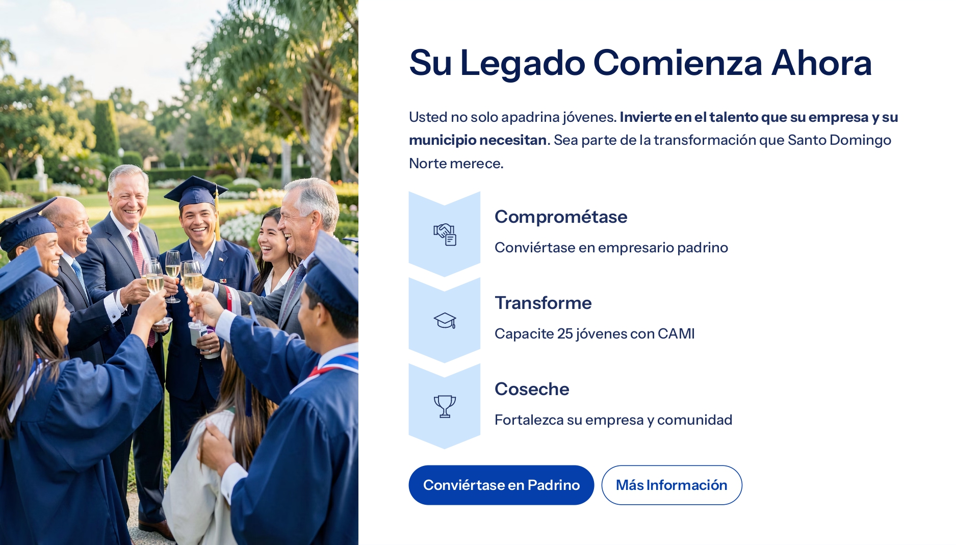 Llamado a la acción empresarios